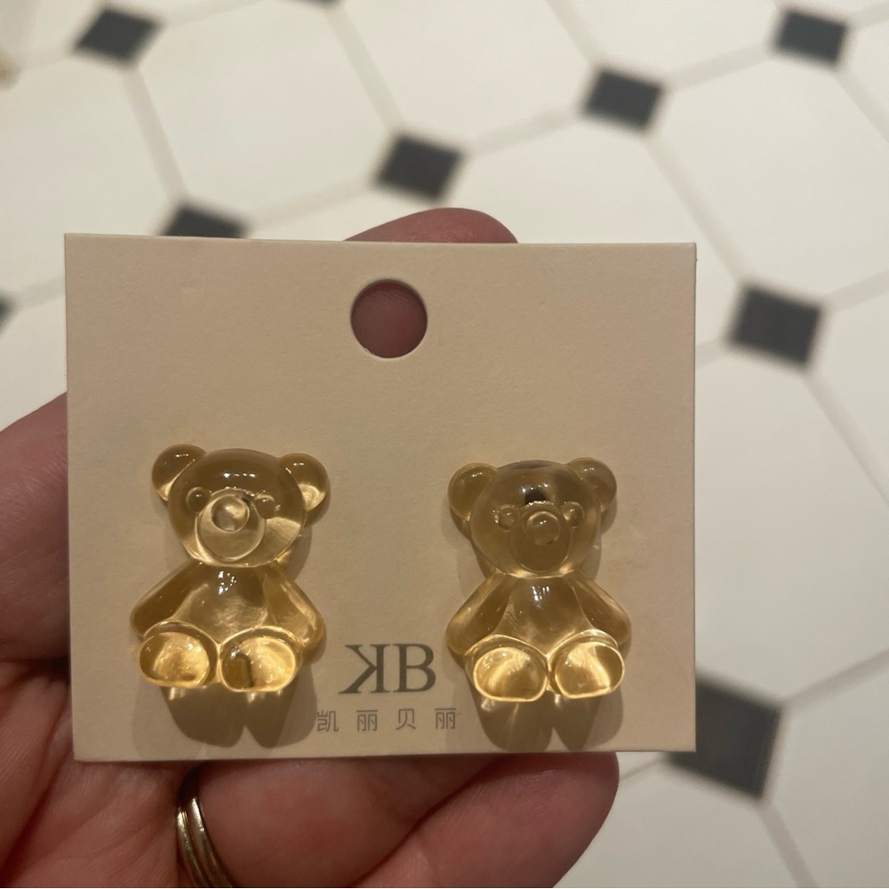 Gummy bear earrings